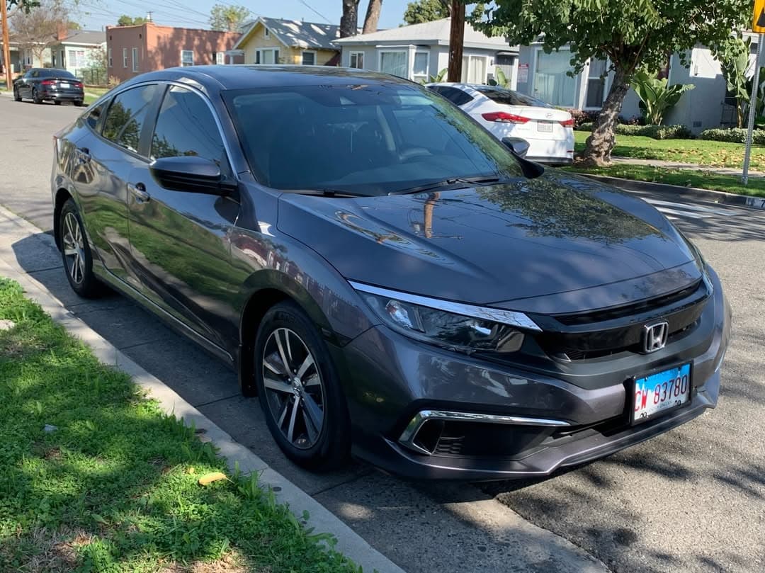 Honda Civic angle after detail